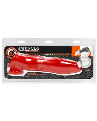 Gaine de sexe Fido Cock Sheath 20 x 6cm Rouge pas cher