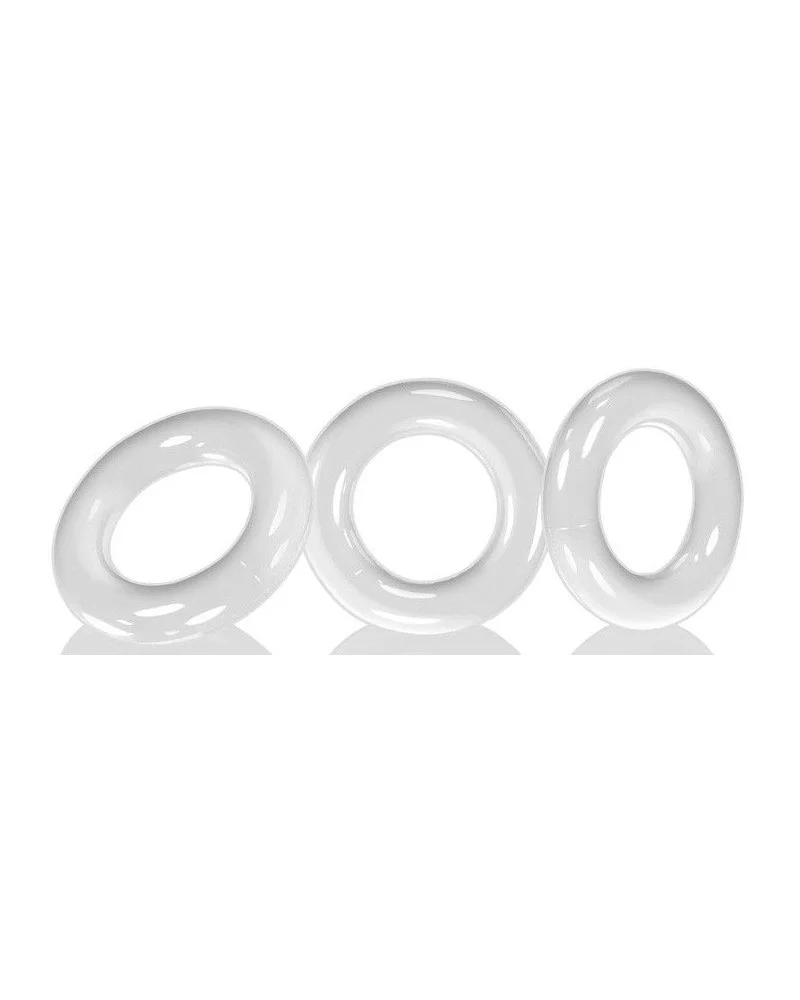 Lot de 3 cockings Willy Rings Blanc pas cher