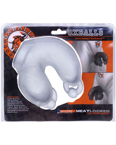 Gaine de pEnis Oxballs MeatLocker 10 x 4cm Transparente pas cher