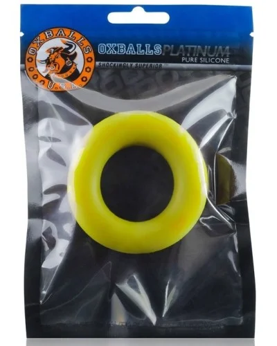 Cockring silicone Oxballs Cock-T Jaune pas cher