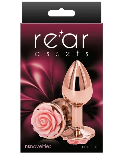 Plug Bijou REAR S 6 x 2.7cm Rose-Rose pas cher