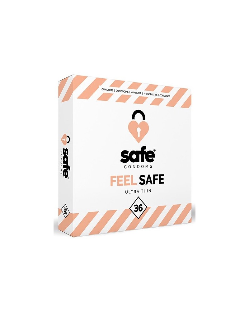 PrEservatifs fins FEEL SAFE x36 pas cher