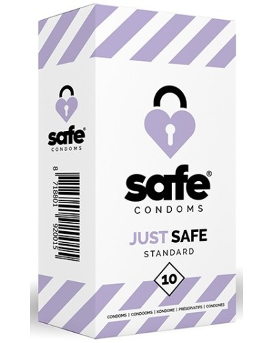 PrEservatifs en latex JUST SAFE x10 pas cher