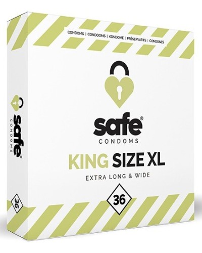 PrEservatifs King Size XL SAFE x36 pas cher