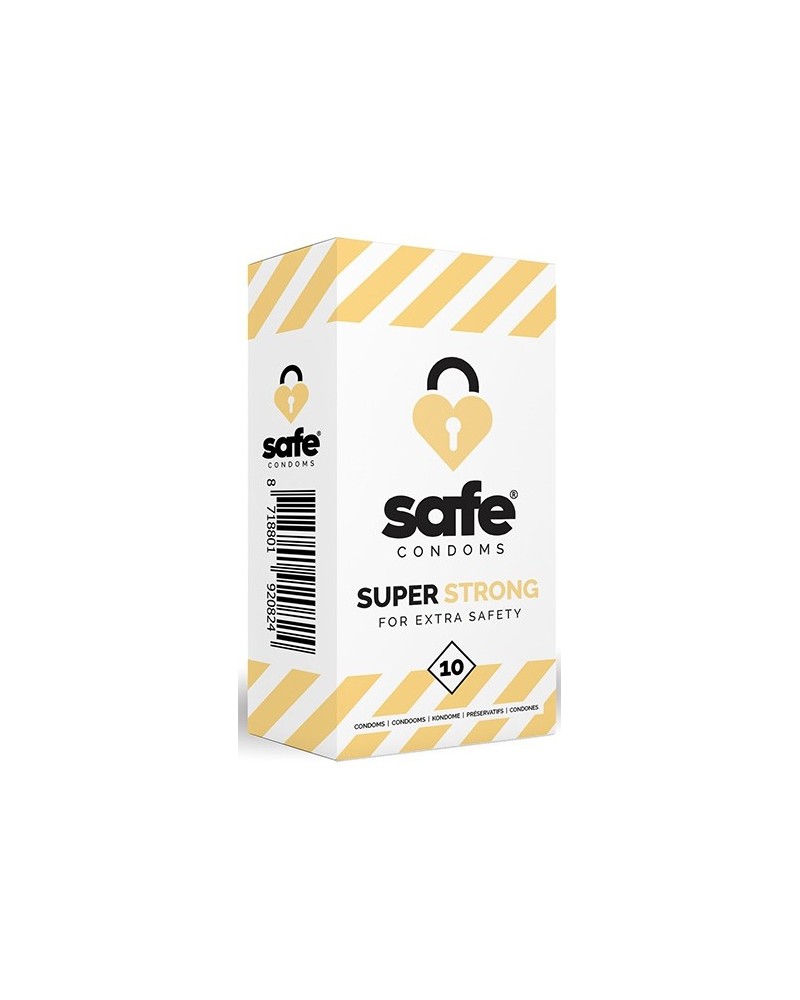 PrEservatifs Epais SUPER STRONG Safe x10 pas cher