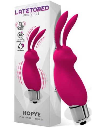 Stimulateur de clitoris Rabbit Hopye 10 x 3cm Rose pas cher