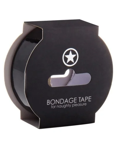 Ruban Bondage 17m - 25mm Noir pas cher