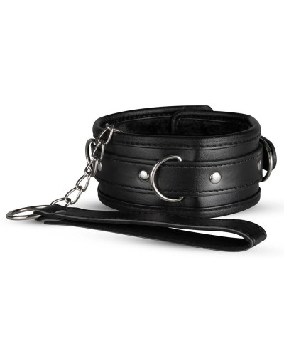 Collier-Laisse Cooper Noir pas cher