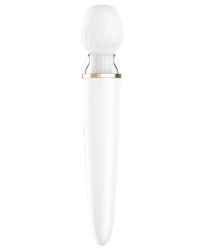 Double Wand-er Satisfyer 33cm Blanc pas cher