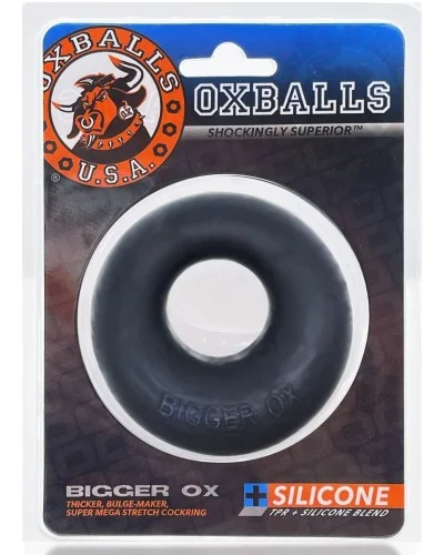 Cockring Silicone Bigger Ox Noir pas cher