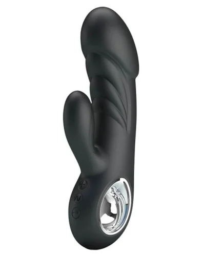 Vibromasseur Ansel Pretty Love 16cm Noir pas cher