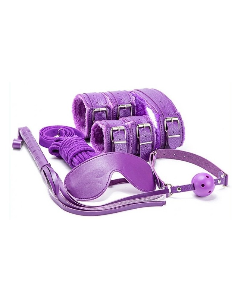 Coffret BDSM 7 pieces Wicked Violet pas cher