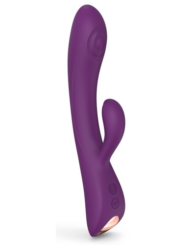 Vibro Rabbit Bunny & Clyde Love to Love 22cm Violet pas cher