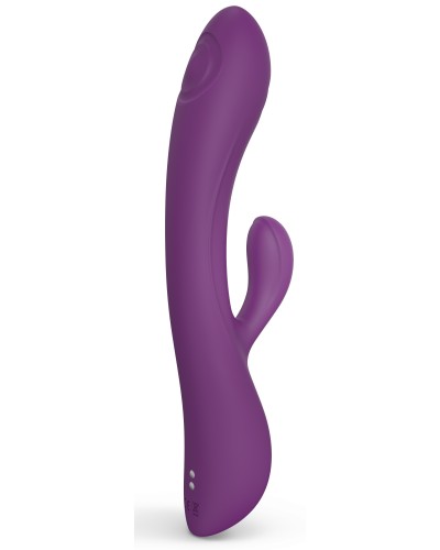 Vibro Rabbit Bunny & Clyde Love to Love 22cm Violet pas cher