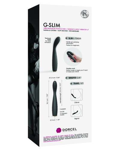 Stimulateur G-Slim Dorcel 19cm Noir pas cher
