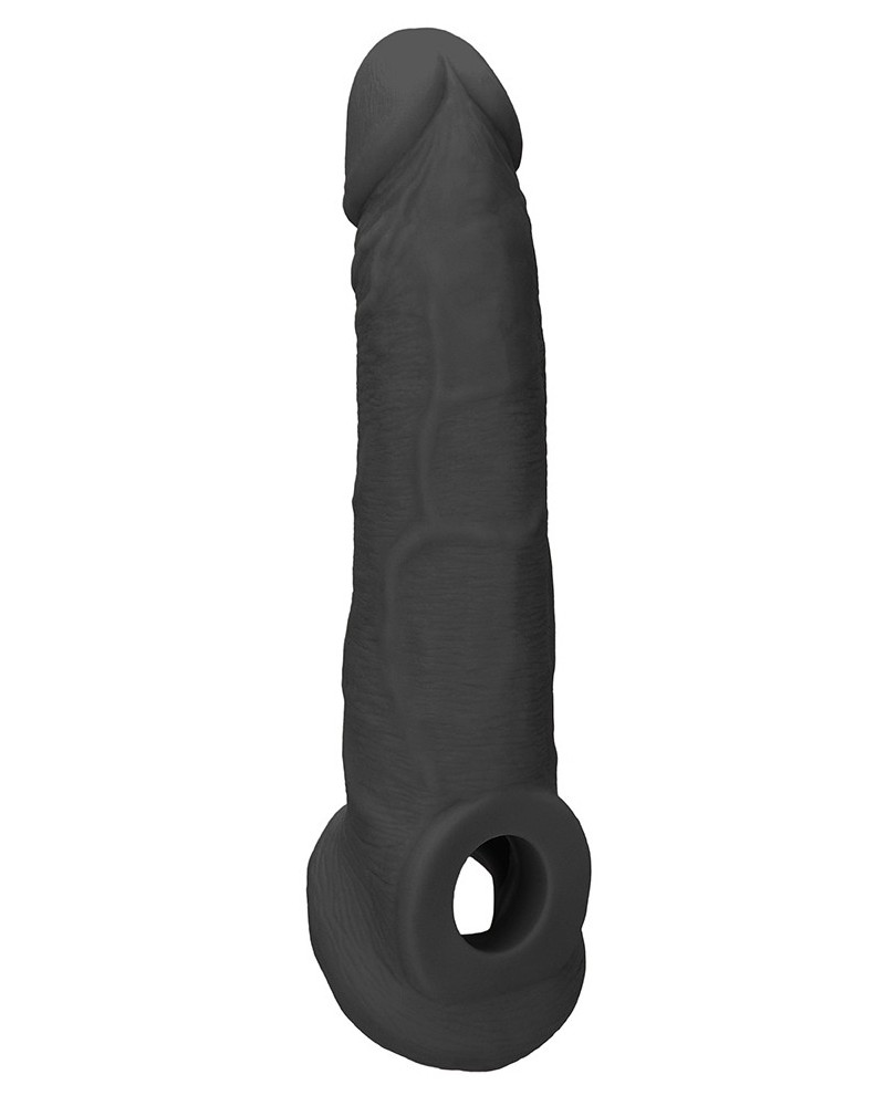 Gaine de pEnis Realrock 17 x 4.5cm Noire pas cher