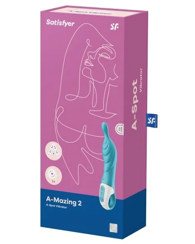 Stimulateur Point G A-mazing 2 Satisfyer Bleu pas cher