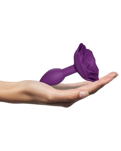 Plug anal Bijou Open Roses S 8 x 2.9cm Violet pas cher