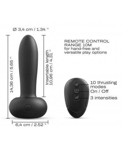 Plug Va-et-Vient Deep Thrust Dorcel 11 x 3.4cm pas cher