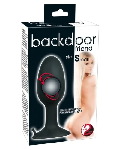 Plug avec bille Backdoor S 7 x 2.8cm pas cher