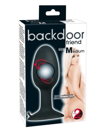 Plug avec Bille Backdoor M 9 x 3.5cm pas cher