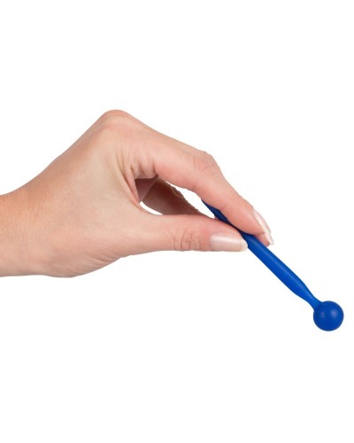 Plug Penis Stop Sperm 8cm - Diametre 4-8mm Bleu pas cher