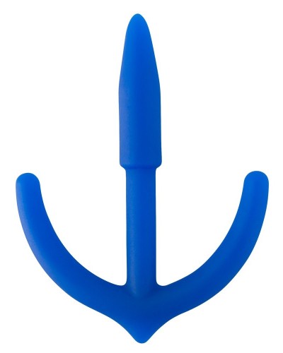 Plug Penis Silicone Anchor 5cm - Diametre 8mm Bleu pas cher