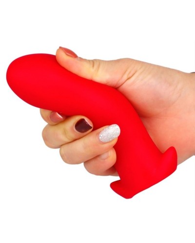 Plug Silicone Saurus Egg M 12 x 5.5cm Rouge pas cher