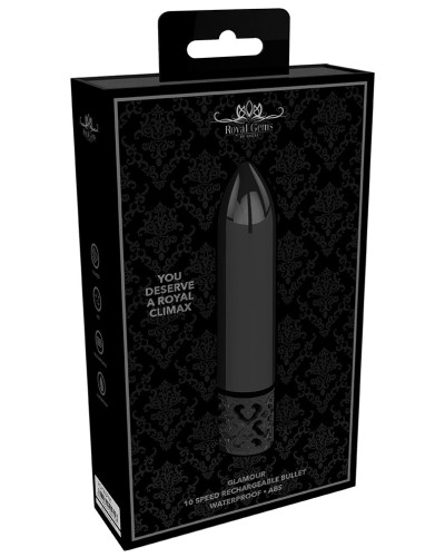 Mini Vibro Glamour 10.5cm Noir pas cher