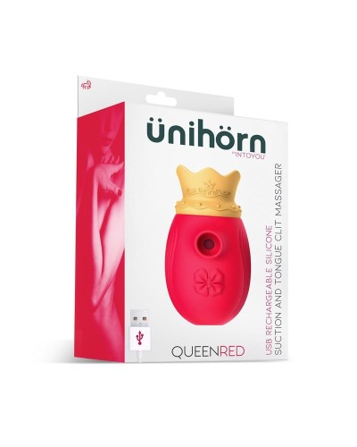 Stimulateur de clitoris Queen Rouge pas cher