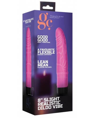 Gode vibrant Dildo Vibe Slight 16 x 3.8cm Rose pas cher