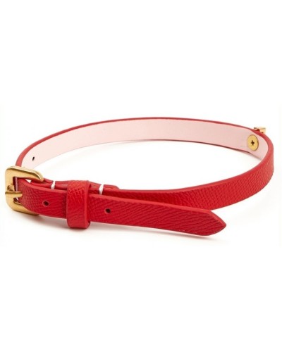 Collier Phoebe Rouge pas cher