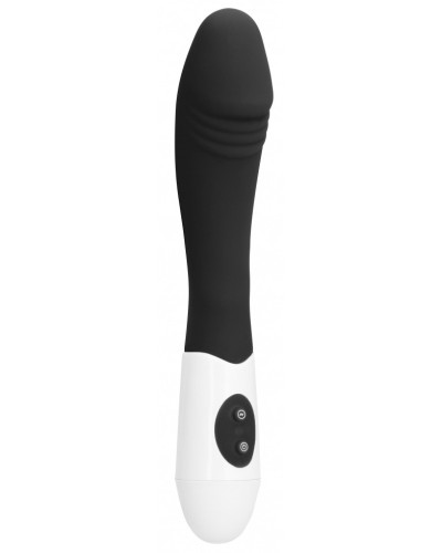 Vibro Ribbed Vibrator 12 x 3.7cm Noir pas cher