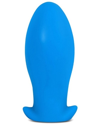 Plug silicone Saurus Egg S 10 x 4.5cm Bleu pas cher