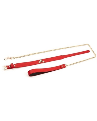 Collier-Laisse Master Me Rouge pas cher