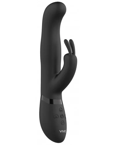 Vibro Rabbit Izara Vive 22cm Noir pas cher