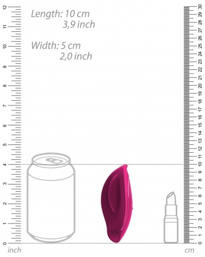 Stimulateur de clitoris Minu 10 x 5cm Rose pas cher