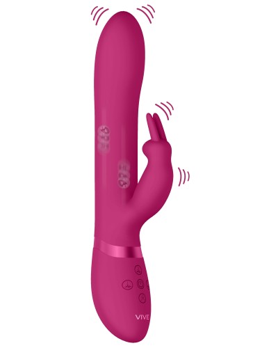 Vibro Rabbit Amoris Vive 23cm Rose pas cher