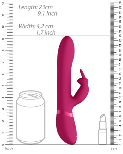 Vibro Rabbit Amoris Vive 23cm Rose pas cher