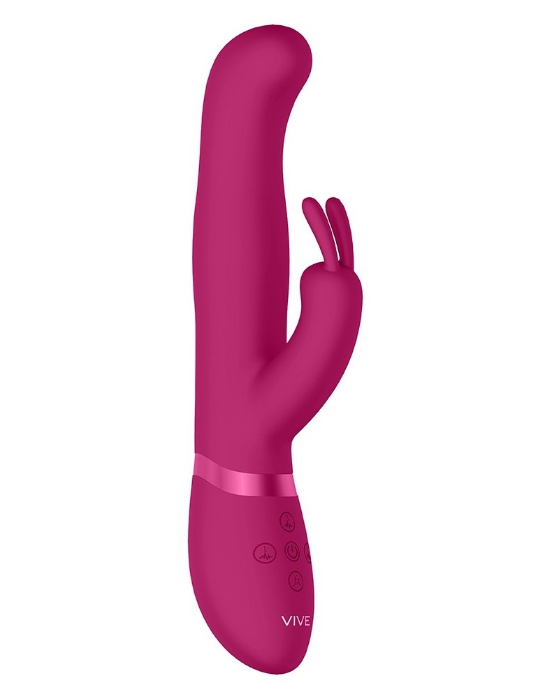 Vibro Rabbit IZARA Vive 22cm Rose pas cher