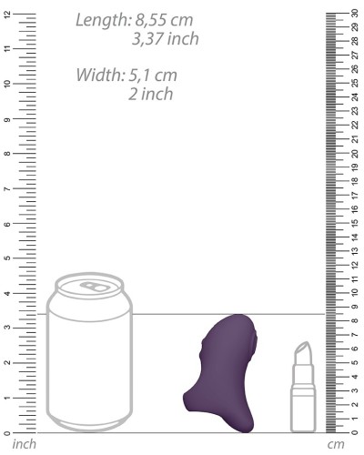 Stimulateur de clitoris Hana Violet pas cher