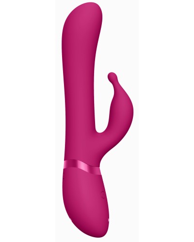 Vibro Rabbit Chou 23 x 3.5cm Rose pas cher