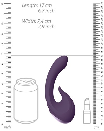 Stimulateur de Point G Miki 12 x 3.3cm Violet pas cher