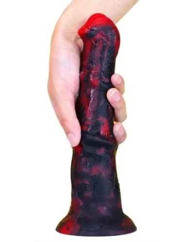 Gode Dragon Zirg 22 x 5cm Noir-Rouge pas cher