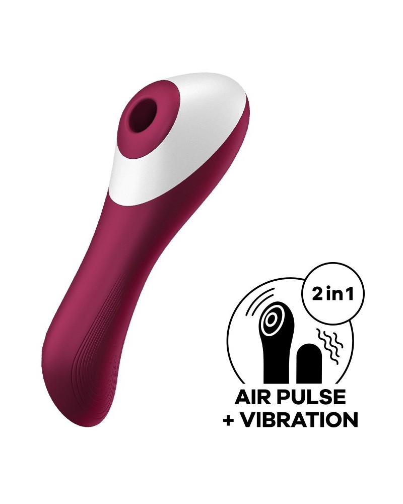 Stimulateur de clitoris DUAL CRUSH Satisfyer 16cm pas cher