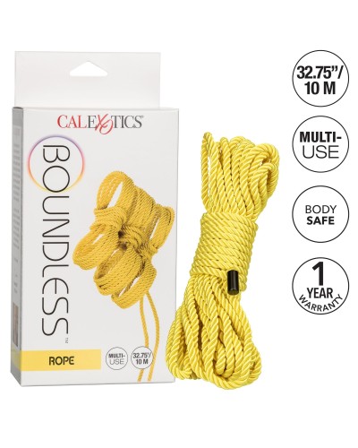 Corde de bondage Boundless 10m Jaune pas cher