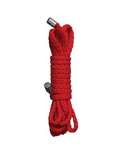 Corde de bondage Kinbaku 1.5M Rouge pas cher