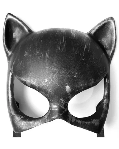Masque Steampunk Cat Gris pas cher