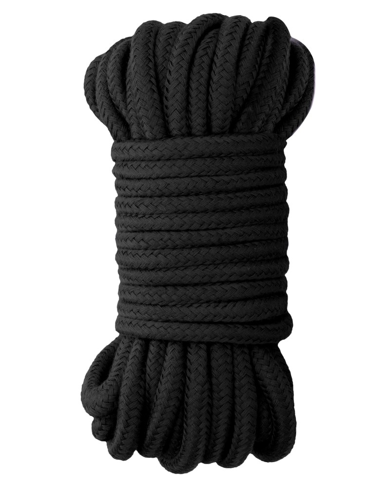 Corde pour Bondage Noire 10m pas cher