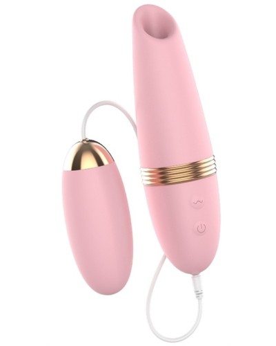 Stimulateur de clitoris a aspiration Lilo Sucker Rose pas cher